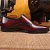 Berluti Chaussures de moine à double bouton en cuir patchwork pour hommes haut de gamme, tenue de soirée confortable, semelle extérieure en cuir haut de gamme faite à la main, peinte à la main