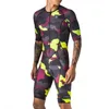 Ensembles de course Wattie Ink Combinaison de triathlon Combinaison de cyclisme Vélo de route Trisuit 2023 Hommes Collants courts à séchage rapide Running One-Piece Speedsuit