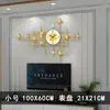 Relógios de parede Relógio chinês Sala de estar Luz de luxo decoração de moda criativa