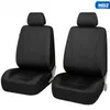 Yastıklar yeni evrensel yüksek kaliteli PU deri ön kapaklar arka kova araba iç otomatik koltuk koruyucu kapak AA230520