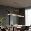 Lampy wiszące klasyczne nowoczesne żyrandol LED Black White Gold Coffee Office Light Restaurant żyrandole