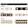 12V WS2815 IC LED Pixel Flexibel strip Light Tape 5050 RGB Dream Full Color Individuell adresserbar programmerbar Dual Signal Digital