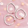 Strand 8mm quarzo rosa howlite braccialetto di perline rodonite gemma pietra gioielli di cristallo per donna uomo regalo di guarigione