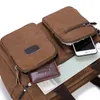 Aktetjes mannen canvas aktetas reistassen koffer klassieke messenger schoudertas draagtas handtas grote casual zakelijke laptop tas xa506f 230520