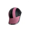 Casques de moto demi-visage casque équipement de protection protecteur de tête pare-soleil équitation sûre couvre-chef Scooter Baseball chapeau noir