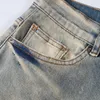 mens designer jeans skinny jeans desig pants Long hippop Sticker Embroidery Slim Denim Straight streetwear Skinny amri pants wholesale size 30-40 Purple Jeans