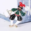 Broszki Blukome Christmas Clown Brooch Enamel figur