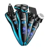 Shavers électriques Razor Raser Hair Cuting Raser Machine pour hommes Clipper Beard Trimm Rotary 100% Proof 230520