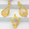 Brincos de colar Defina a geometria irregular de jóias Pingente de gota para mulheres 24k Declaração de ouro Africano Jewellery Gifts
