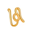 Klipsy nosowe pierścienie stołki obręcze dla kobiet bez zapierających się jdlery constellation symbol u kształt miedź złoty kolor hurtowy 2023 NOWOŚĆ