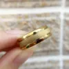 Rings Newshe Golden Color Men's Charm Finger Rings 8mm Tungsten Carbide Frosted Bands Wedding Sieraden voor mannen maat 713 TRX059