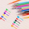 Canetas de gel 5pcs/lote 0,38mm colorido reabilitação criativa de tinta de redes de escritórios de escritórios Pen promocional de caneta promocional