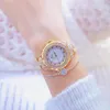 Montre-bracelets Top Brand Ladies Diamond Watch Quartz Luxury Crystal Retro Women Rhinestone Wristwatch Orologi Donna Zengarki Damskie