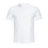 Camicie casual da uomo T-shirt estiva traspirante con bottoni in alto da uomo chic