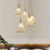 Pendant Lamps Bamboo Chandeliers Japanese Chinese Dining Room Lights Pastoral Zen