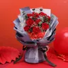 Flores decorativas Caixa de presente Rose Rose Eternel