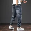 Men's Jeans 2023 Autumn Spring Summer Ankle-Length Baggy Men Streetwear Jogger Denim Harem Pants Plus Size 6XL 7XL 8XL