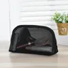 Cosmétique Sacs Cas 1 PCS Femmes Hommes Nécessaire Portable Sac Transparent Organisateur De Voyage De Mode Grand Noir Trousse De Maquillage De Toilette 230520