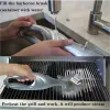 Grillreinigingsborstelgereedschap roestvrijstalen barbecueborstels keuken anti-aanbak stoomreiniging bbq vlekverwijdering
