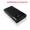 Car New New Kebidumei DIY 6*18650 Power Bank Case External 5V Battery Charge Storage Box Shell For Charging Mobile Phones Portable