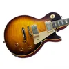 Joe Perry 1959 Tabacco sbiadito Sunburst Flame Maple Top Top Electric Guitar Mahogan