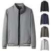 Męskie kurtki Jaquetas Bluzy Chaquetas dla mężczyzn odzież 2023 Grey Jacket Coat TrackSuits Bomber Płaszcze Czarne wiatrówki