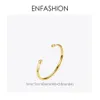 Bracelet ENFASHION Double pointes Bracelets pour femmes en acier inoxydable couleur or ouvert Simple Bracelets bijoux de mode 2020 fête B202158