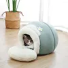 Łóżka kota 3In1 Pet łóżko dla psa miękka gniazdo hodowla house w kształcie garnka cztery pory roku myjne luksusowe koty akcesoria zwierząt domowych