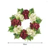 Decoratieve bloemen voordeur slingerdeur 50 cm rood witte zomer boerderij handgemaakte druif hallo b9z3