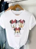 Men's T Shirts Sweet Cartoon Ear Head Clothes Lady Clothing Short Sleeve Graphic Tee Top Printed Fashion Women Female Casual T-shirts