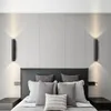Lampada da parete design nordico per interni LED moderno minimalista divano sfondo striscia lunga soggiorno camera da letto soffitta decorare applique