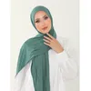 Etnische kleding 2023 vrouwen modale katoenen trui hijab ramadan mode vlakte zachte lange tulband sjaal sjaals islamitische dames headscarf bandana