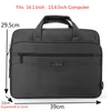 Briefcases Men's Business Briefcase Laptop Bag Waterproof Oxford Cloth Men Computers Handbags Business Portfolios Man Shoulder Travel Bags 230520