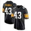 Pensionerad spelare Mens Womens Kids Football Jerseys Roethlisberger Troy Polamalu Joe Greene Bradshaw Franco Harris Harrison Stallworth Hines Ward Woodson Lambert