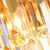 Lampy stołowe Postmodernistyczne stal ze stali nierdzewnej kryształ E27 sypialnia sypialnia nocna salon luksusowe złote dekoratywne oprawy oświetleniowe