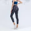 ALIGNS Dames yoga -outfit Solid Color Leggings Pant High Taille Designers Kleding Sexy Legging yogas broek sport elastische fitness slijtage algehele panty -training