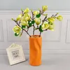 Decorative Flowers Artificial Magnolia Single Sprig Flower Home Living Room Wedding Garden Event Scene Decoration Simulation Arts Crafts