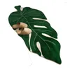 Teppiche Nordic Thick Palm Leaf Shaped Bodenmatte Schlafzimmer Wohnzimmer Home Teppich Badezimmer Fußtür Rutschfester Teppich Dekoration