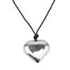 Pendentif Colliers Corée Longue Corde Coeur Collier Femmes Ras Du Cou Style Gothique Noir Punk Collier Pour Fille Streetwear Tour De Cou XXFB