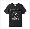 Moschino Designer Zomer Italiaanse luxe merken Heren en Dames Ronde hals Korte mouwen Mode Bedrukt Losvallend Katoen Outdoor Vrije tijd Top OS9J