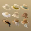 Szerokie brzegowe czapki 1PC Summer Duże słomka kapelusz Outdoor UV Cap Casual Solding Sun Beach Busket Panamy dla kobiet