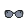 Óculos de sol de luxo de designer com lentes femininas e masculinas, óculos de sol sênior Ggities para mulheres, armação de óculos, óculos de sol de metal vintage com caixa 9091