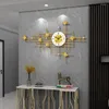 Relógios de parede Relógio chinês Sala de estar Luz de luxo decoração de moda criativa