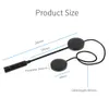 Bil Ny original MT02 Bluetooth Helmet Headset BT5.1 200MAh Battery Mp3 Music Intelligent Noise Reduction Hörlurar Svar Inkomstsamtal