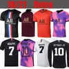 Rétro classique 18 19 20 21 maillots de football VERRATTI DI MARIA LAVEZZI DRAXLER CAVANI KIMPEMBE MBAPPE T.SILVA DANI ALVES MATUIDI LUCAS maillot de football hommes PSgS