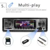 Автомобиль новый новый беспроводной автомобильный радио 1 Din Bluetooth Retro Mp3 Multimedia Player Aux USB FM Play Vintage Stereo Audio Player с пультом дистанционного управления