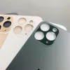 iPhone 8のための大きな穴ハウジング付きバックグラスXS XS XS 11 12 13 14プラスプロマックスSEバッテリーバックカバーリアドアケース交換ハウジング