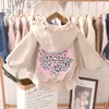 Rain Gear Spring Autumn Children Clothes Toddler Baby Girl Jacket Infantil Girls Tops Hooded Outwear Kids Jackets Coats 230520
