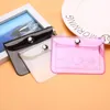 Card Holders Transparent Waterproof PVC Business Holder Mini Wallet Girls Coin Purse