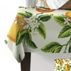 Tovaglia Frutta Fiore Arancione Tovaglia Rettangolare Antipolvere Picnic Decorazione Domestica Cucina Copertura Impermeabile